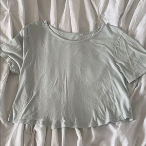 Crop plain t shirt